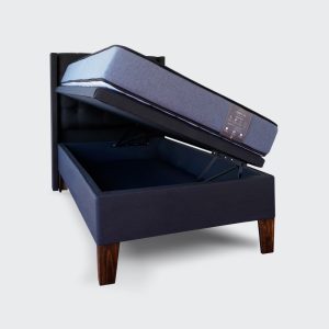Cama Baúl 1,5 plazas Athenas con respaldo Button