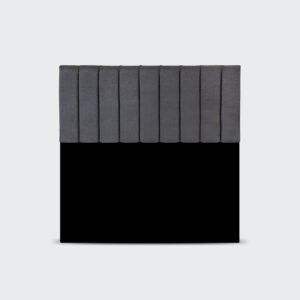 Respaldo de cama King Tubular Gris