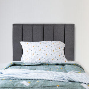 Respaldo de cama 1,5 plazas Tubular Gris