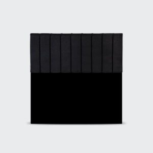 Respaldo de cama King Tubular Negro