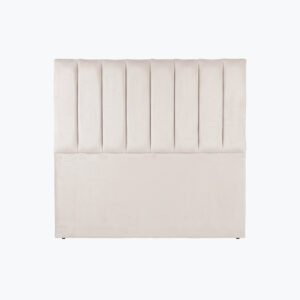Respaldo de cama 2 plazas crudo Tubular con soporte a piso
