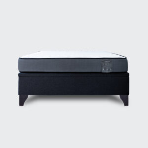 Cama baúl 2 plaza Athenas apertura horizontal negro