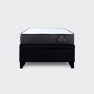 Cama baúl 1,5 plazas Athenas apertura horizontal negro