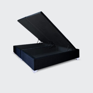Base baúl 2 plazas Elite apertura horizontal 150x190 negro