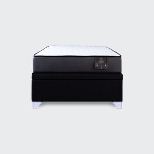 Cama baúl 1 plaza Elite Athenas apertura horizontal negro