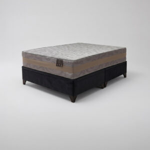 Cama baúl 2 plazas Colosal apertura horizontal Negro
