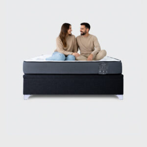 Cama baúl 2 plazas Elite Athenas apertura horizontal negro