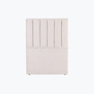 Respaldo de cama 1,5 plazas crudo Tubular con soporte a piso